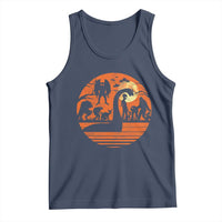 Cryptid Monsters Tank Top Bigfoot Loch Ness Monster Mothman Aliens Weirdcore Folk Horror
