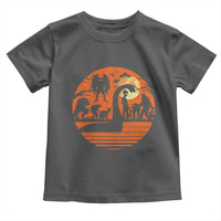 Cryptid Monsters Toddler T Shirt Bigfoot Loch Ness Monster Mothman Aliens Weirdcore Folk Horror