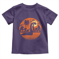 Cryptid Monsters Toddler T Shirt Bigfoot Loch Ness Monster Mothman Aliens Weirdcore Folk Horror