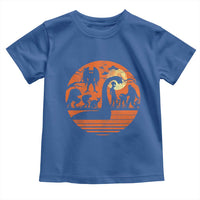 Cryptid Monsters Toddler T Shirt Bigfoot Loch Ness Monster Mothman Aliens Weirdcore Folk Horror