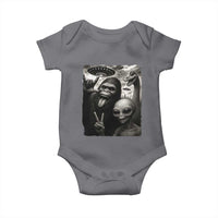 Bigfoot Alien Loch Ness Monster Baby Onesie Funny Cryptid UFO Selfie Sasquatch Rock On - Wonder Print Shop