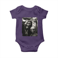 Bigfoot Alien Loch Ness Monster Baby Onesie Funny Cryptid UFO Selfie Sasquatch Rock On - Wonder Print Shop
