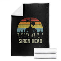 Siren Head Throw Blanket Retro American Cryptid - Wonder Print Shop