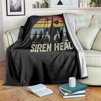 Siren Head Throw Blanket Retro American Cryptid - Wonder Print Shop