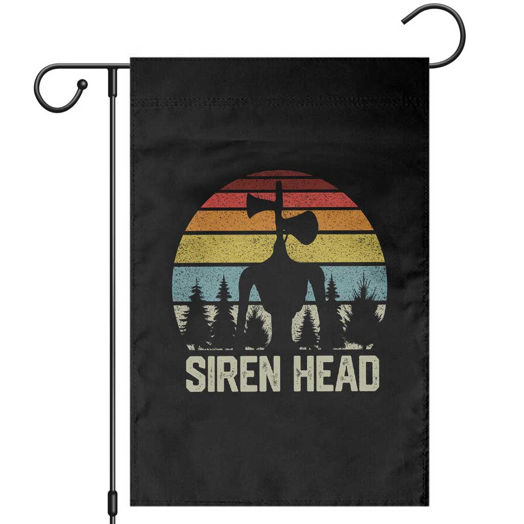 Siren Head Garden Flag Retro American Cryptid - Wonder Print Shop