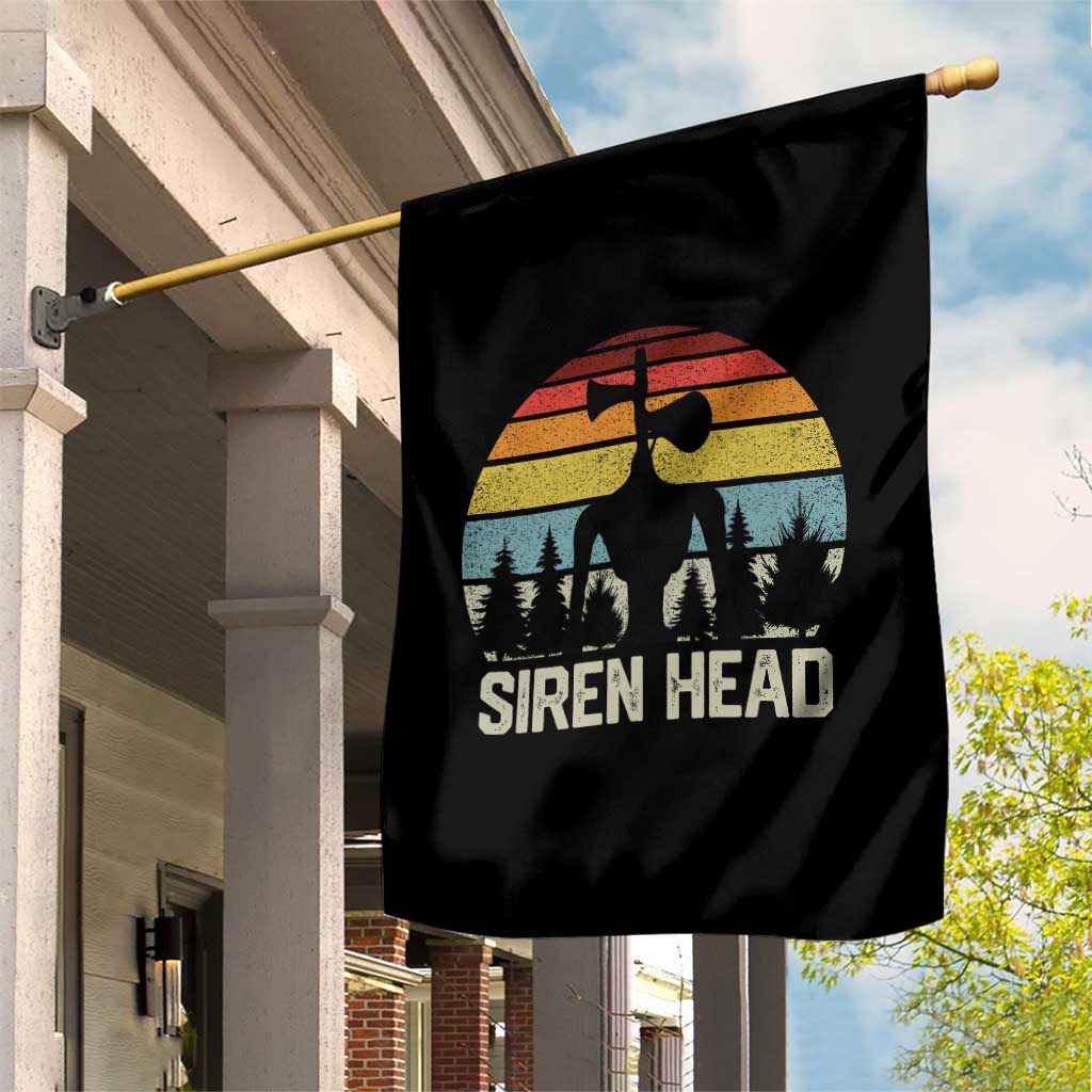 Siren Head Garden Flag Retro American Cryptid - Wonder Print Shop