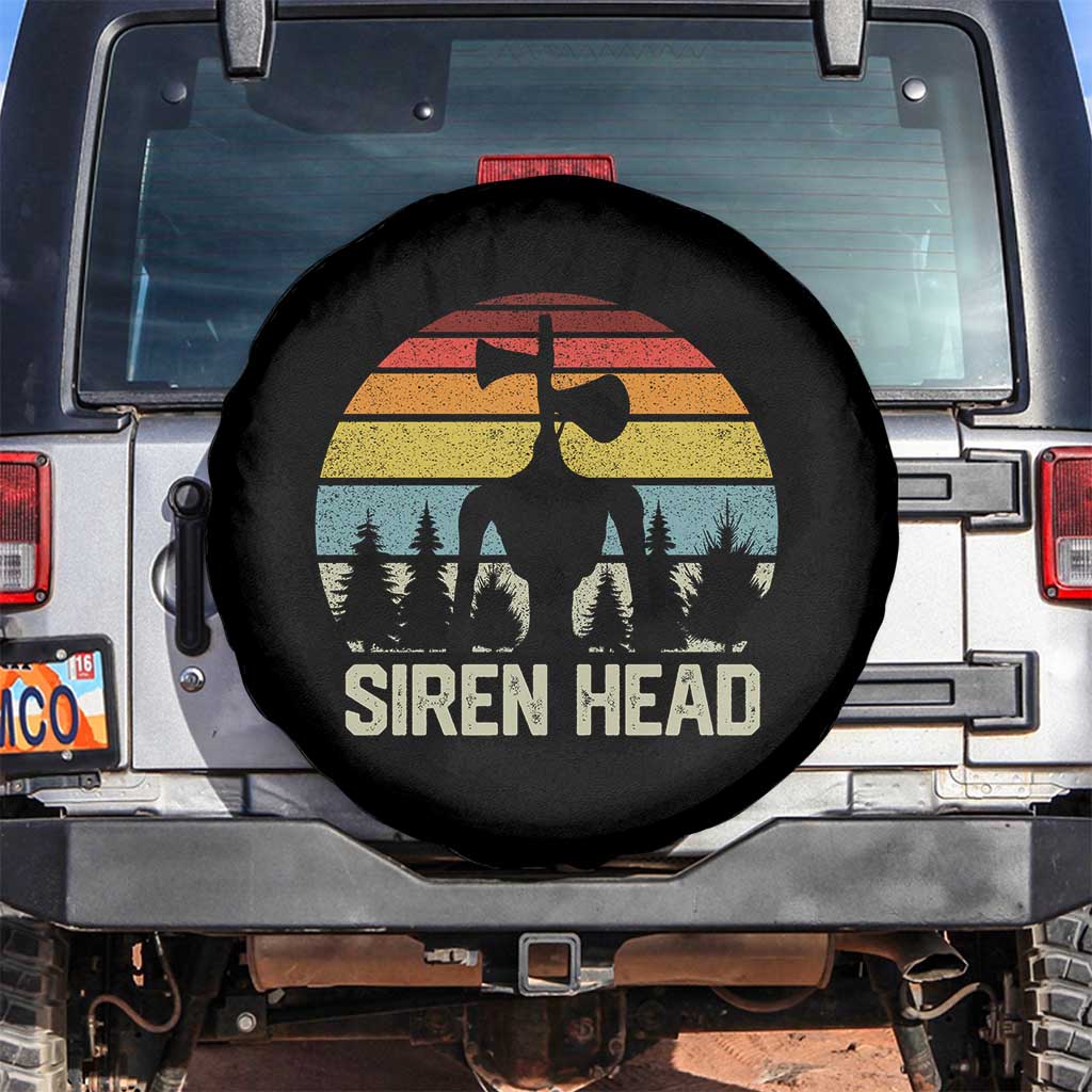 Siren Head Spare Tire Cover Retro American Cryptid - Wonder Print Shop