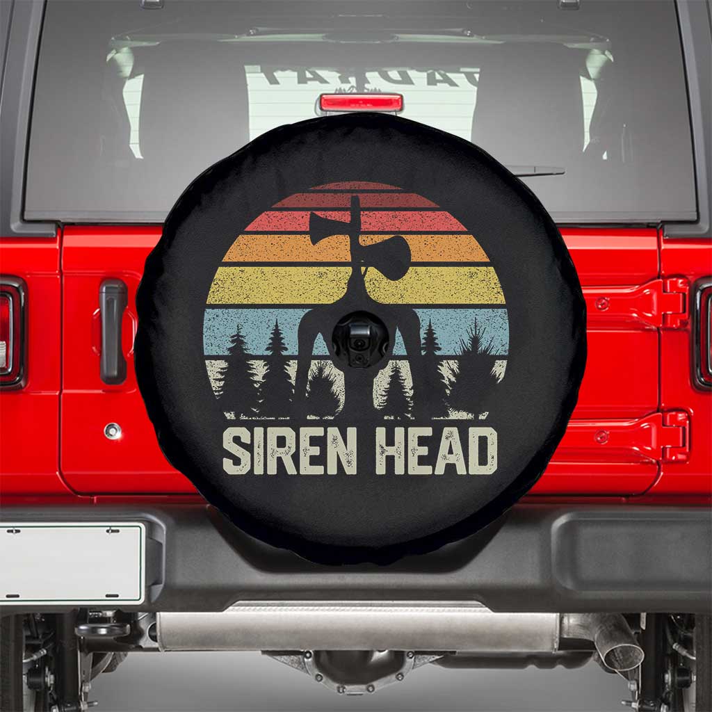 Siren Head Spare Tire Cover Retro American Cryptid - Wonder Print Shop