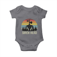 Siren Head Baby Onesie Retro American Cryptid - Wonder Print Shop