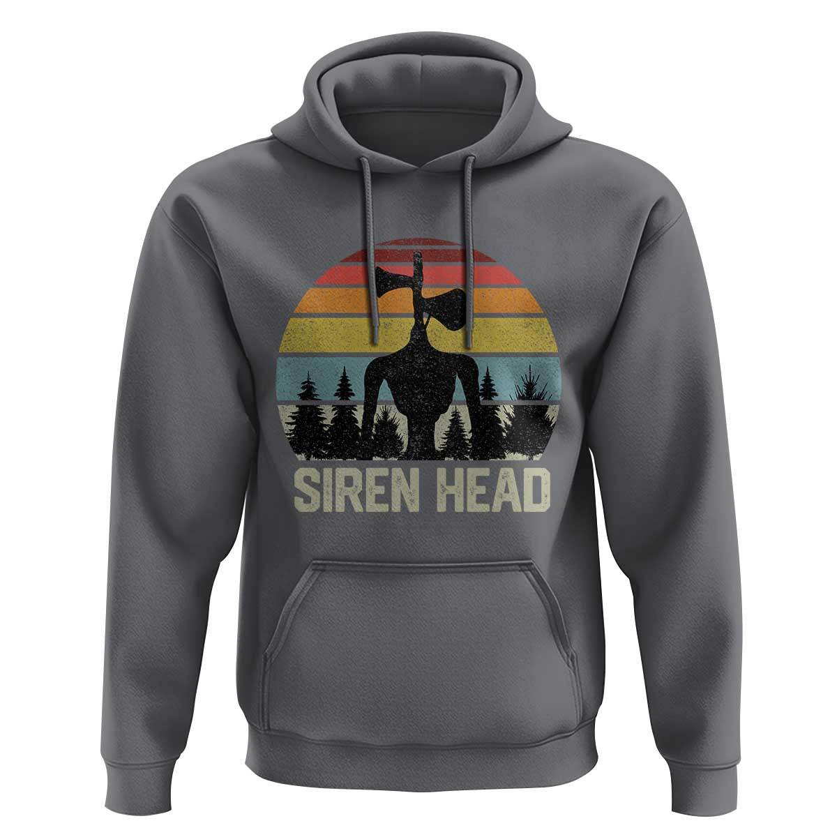 Siren Head Hoodie Retro American Cryptid - Wonder Print Shop