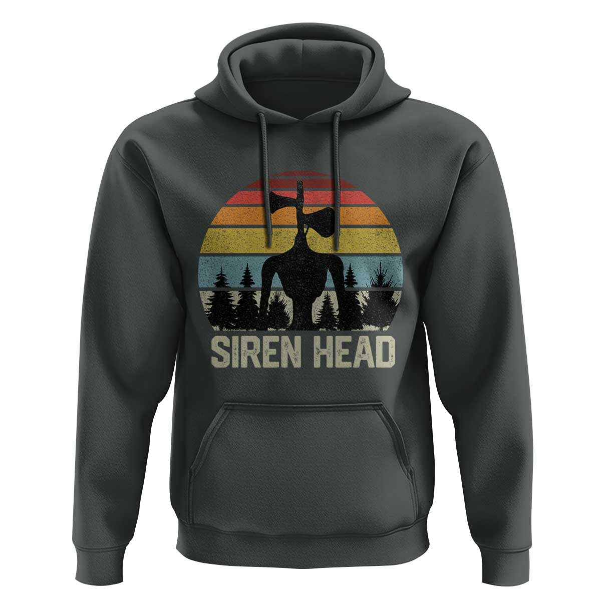 Siren Head Hoodie Retro American Cryptid - Wonder Print Shop