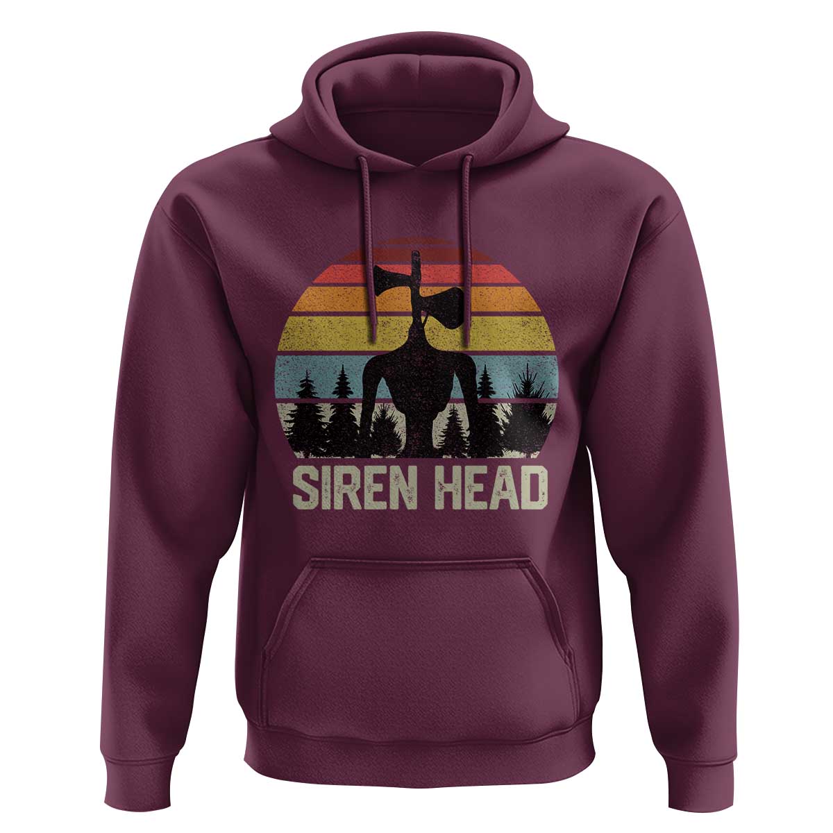 Siren Head Hoodie Retro American Cryptid - Wonder Print Shop