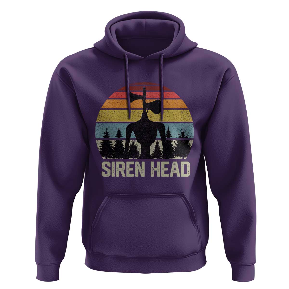 Siren Head Hoodie Retro American Cryptid - Wonder Print Shop