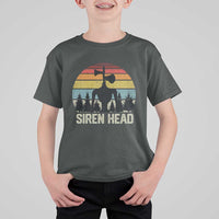 Siren Head T Shirt For Kid Retro American Cryptid - Wonder Print Shop