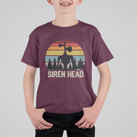 Siren Head T Shirt For Kid Retro American Cryptid - Wonder Print Shop