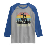 Siren Head Raglan Shirt Retro American Cryptid - Wonder Print Shop