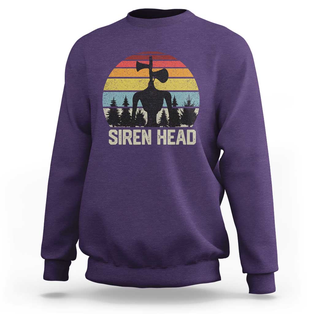 Siren Head Sweatshirt Retro American Cryptid - Wonder Print Shop