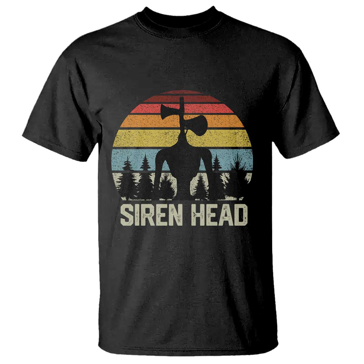 Siren Head T Shirt Retro American Cryptid - Wonder Print Shop
