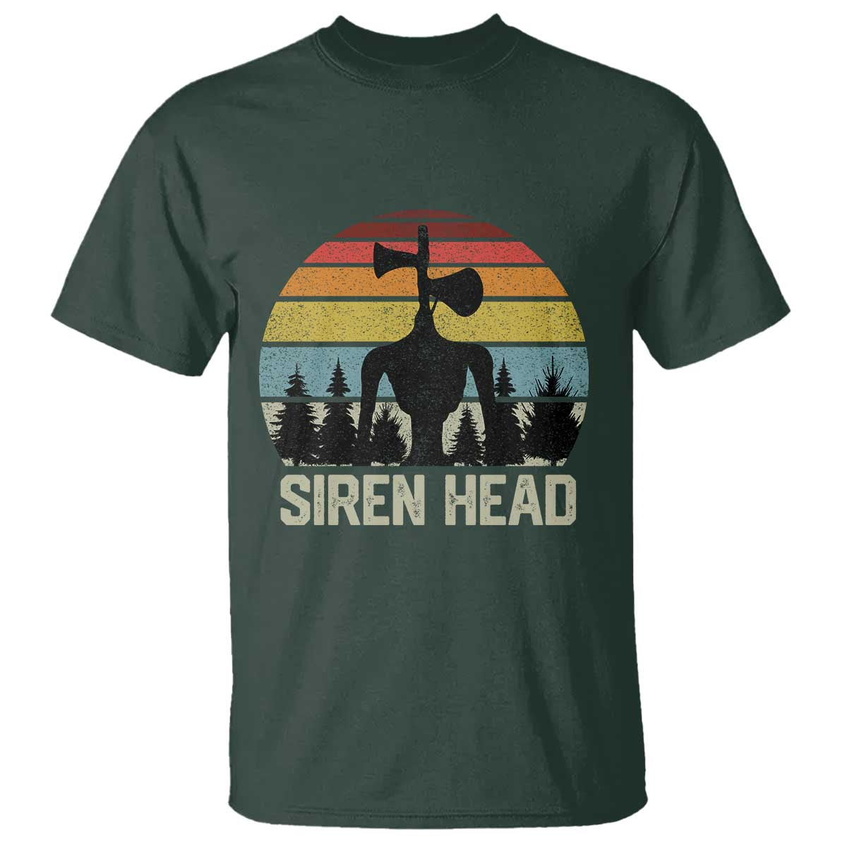 Siren Head T Shirt Retro American Cryptid - Wonder Print Shop