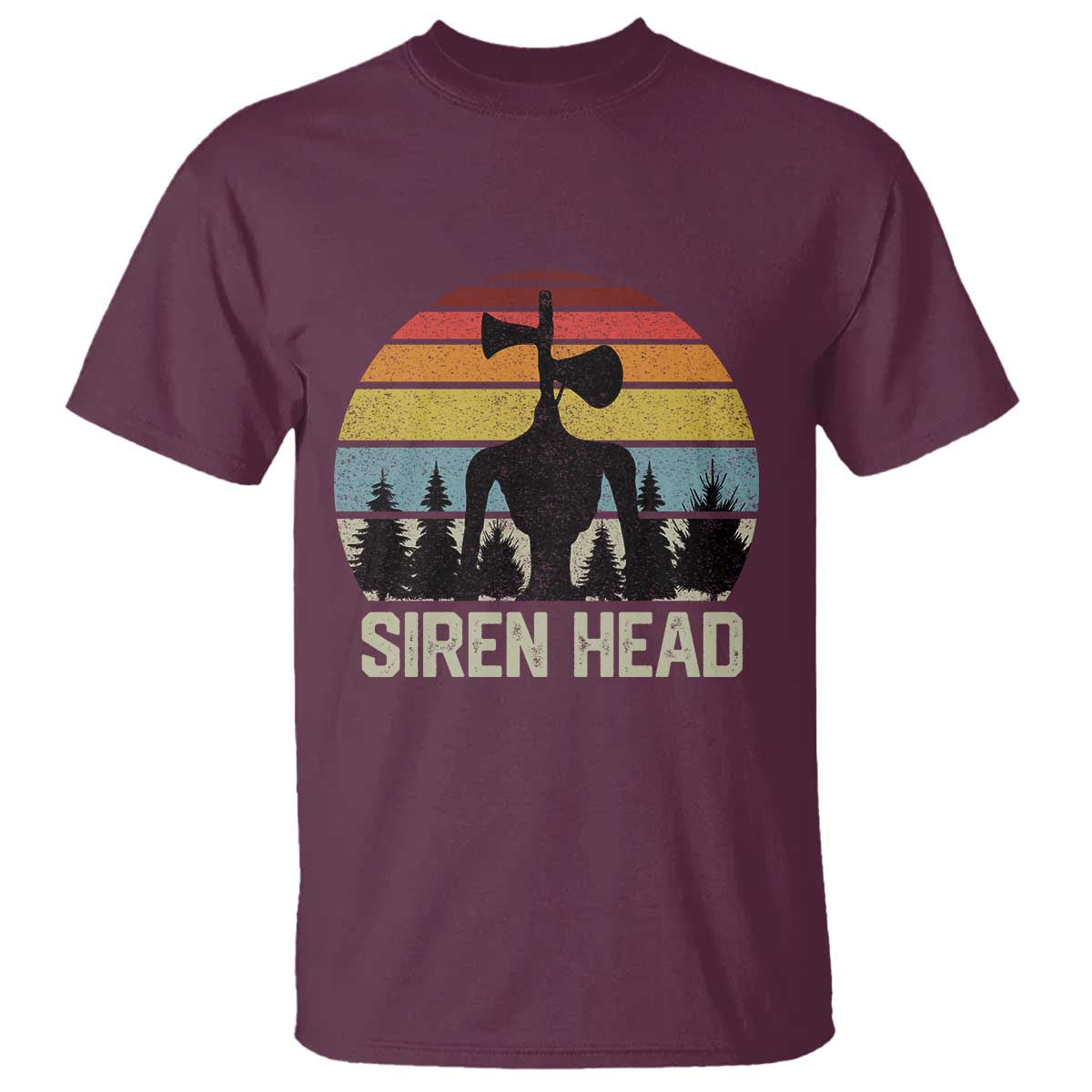 Siren Head T Shirt Retro American Cryptid - Wonder Print Shop