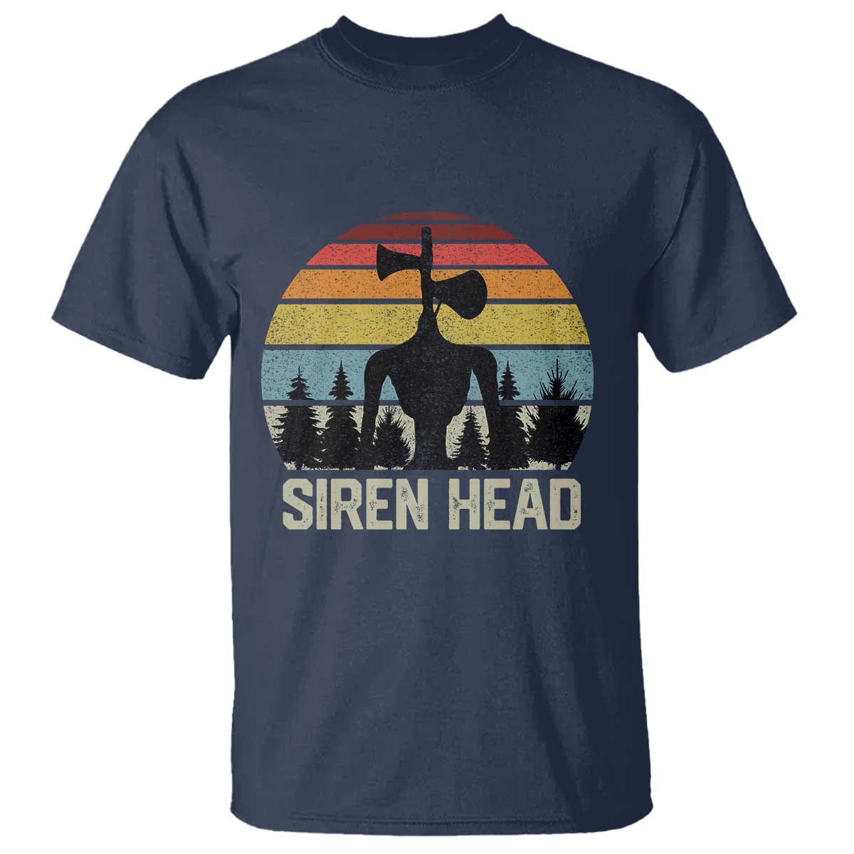 Siren Head T Shirt Retro American Cryptid - Wonder Print Shop