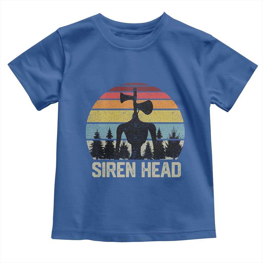 Siren Head Toddler T Shirt Retro American Cryptid - Wonder Print Shop