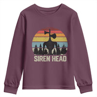 Siren Head Youth Sweatshirt Retro American Cryptid - Wonder Print Shop