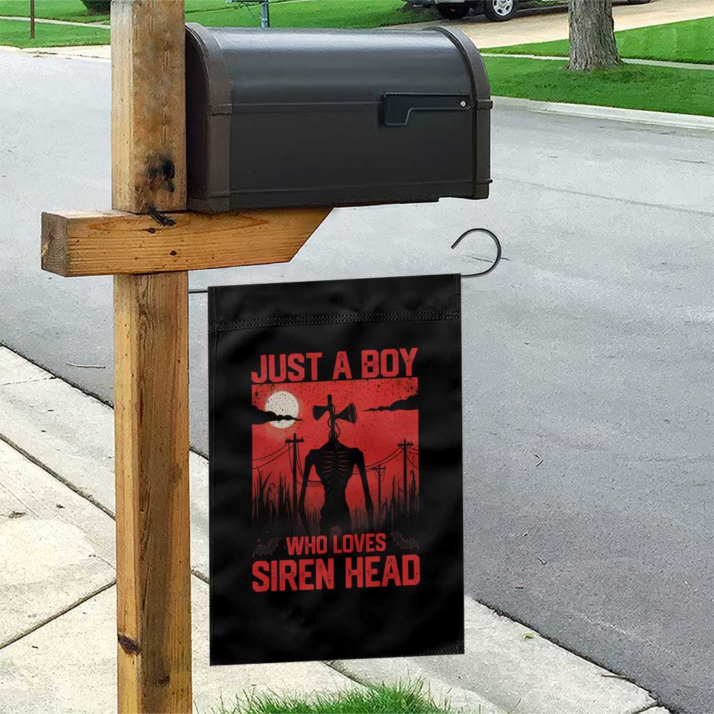 Siren Head Garden Flag American Cryptid Lovers Boy - Wonder Print Shop