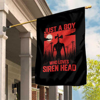 Siren Head Garden Flag American Cryptid Lovers Boy - Wonder Print Shop