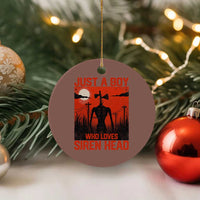 Siren Head Ceramic Ornament American Cryptid Lovers Boy - Wonder Print Shop