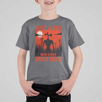 Siren Head T Shirt For Kid American Cryptid Lovers Boy - Wonder Print Shop