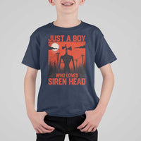 Siren Head T Shirt For Kid American Cryptid Lovers Boy - Wonder Print Shop