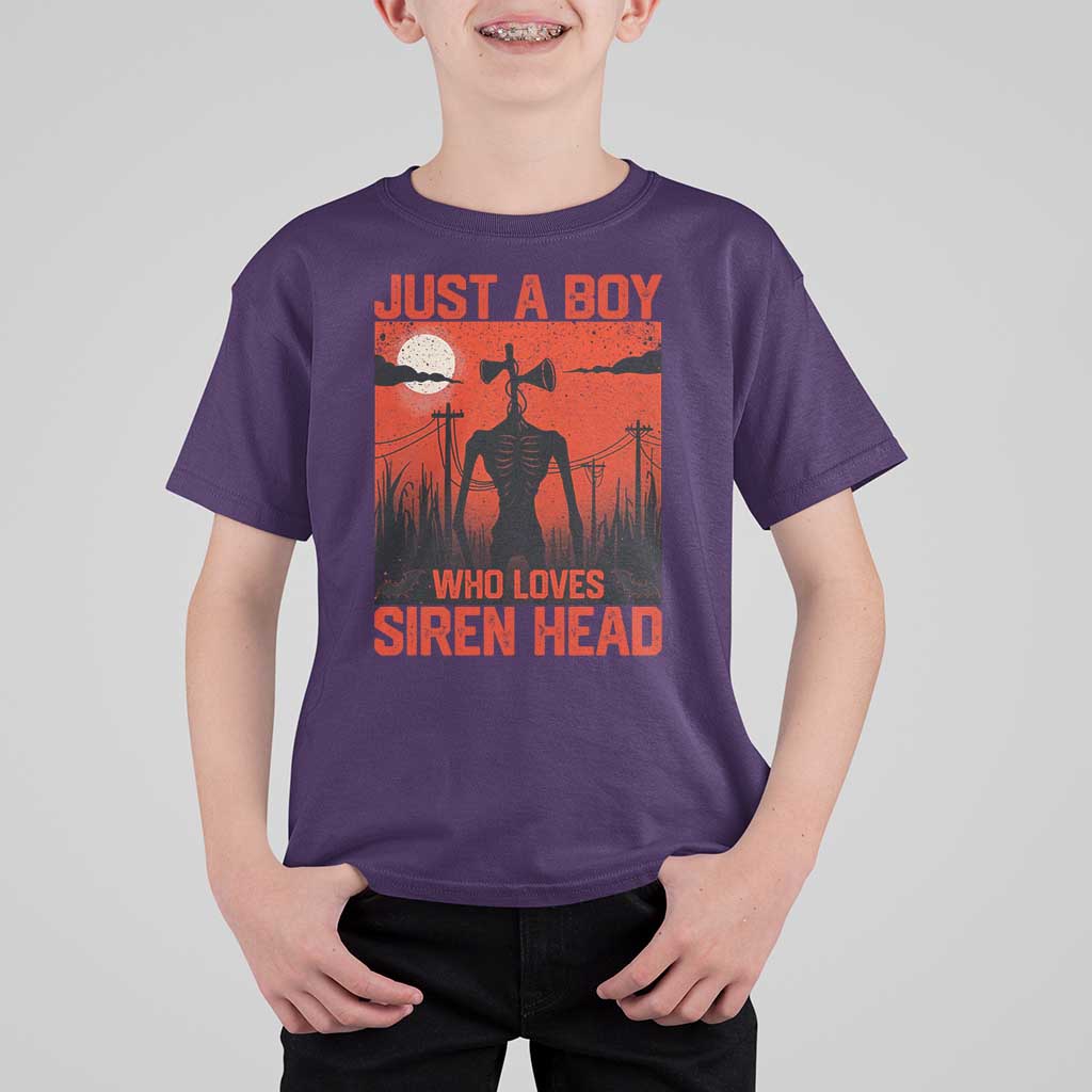Siren Head T Shirt For Kid American Cryptid Lovers Boy - Wonder Print Shop