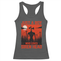 Siren Head Racerback Tank Top American Cryptid Lovers Boy - Wonder Print Shop