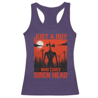 Siren Head Racerback Tank Top American Cryptid Lovers Boy - Wonder Print Shop