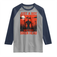 Siren Head Raglan Shirt American Cryptid Lovers Boy - Wonder Print Shop