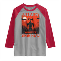 Siren Head Raglan Shirt American Cryptid Lovers Boy - Wonder Print Shop