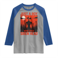 Siren Head Raglan Shirt American Cryptid Lovers Boy - Wonder Print Shop
