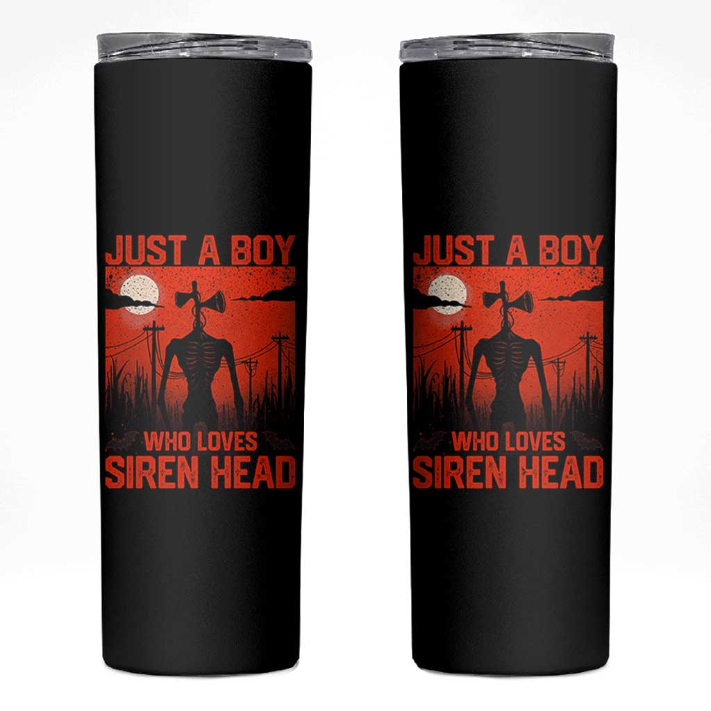 Siren Head Skinny Tumbler American Cryptid Lovers Boy - Wonder Print Shop