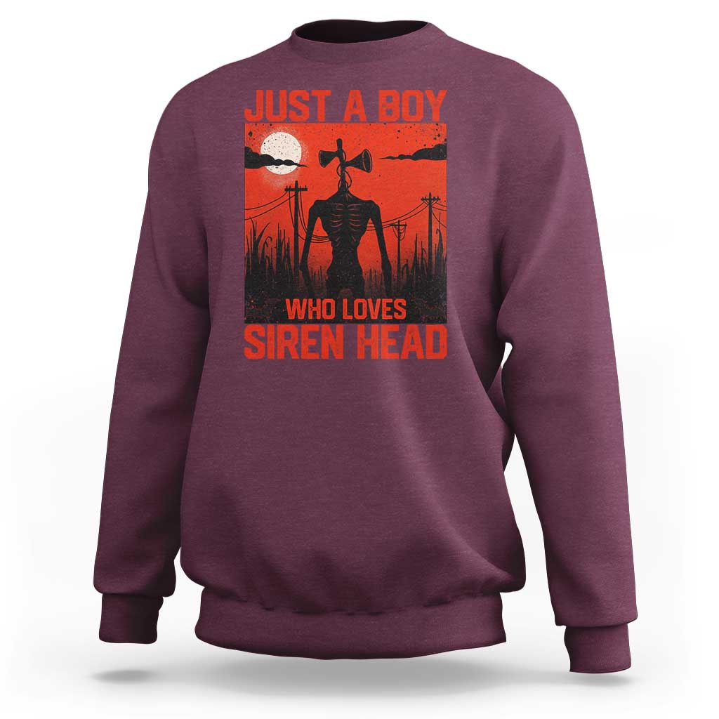 Siren Head Sweatshirt American Cryptid Lovers Boy - Wonder Print Shop