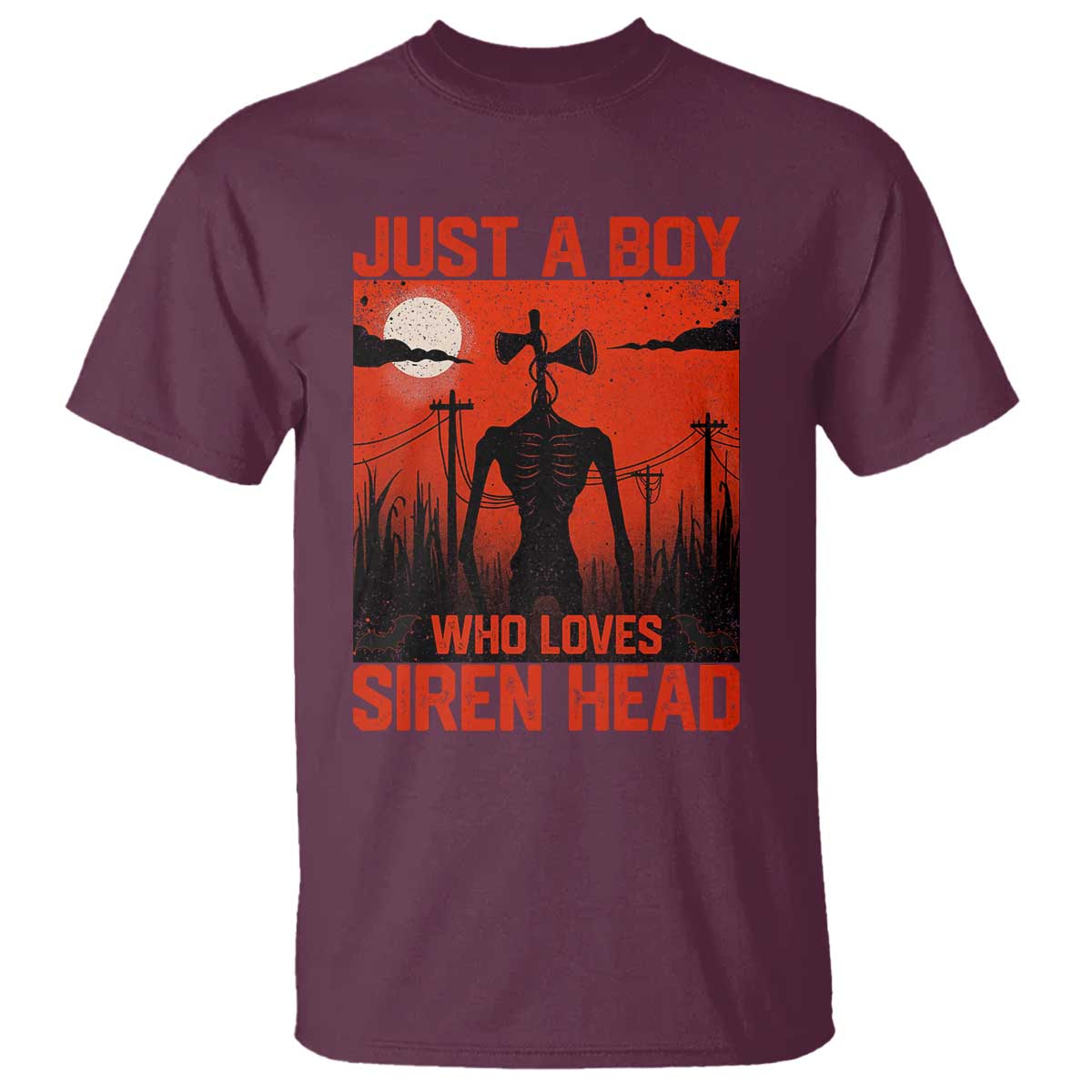 Siren Head T Shirt American Cryptid Lovers Boy - Wonder Print Shop