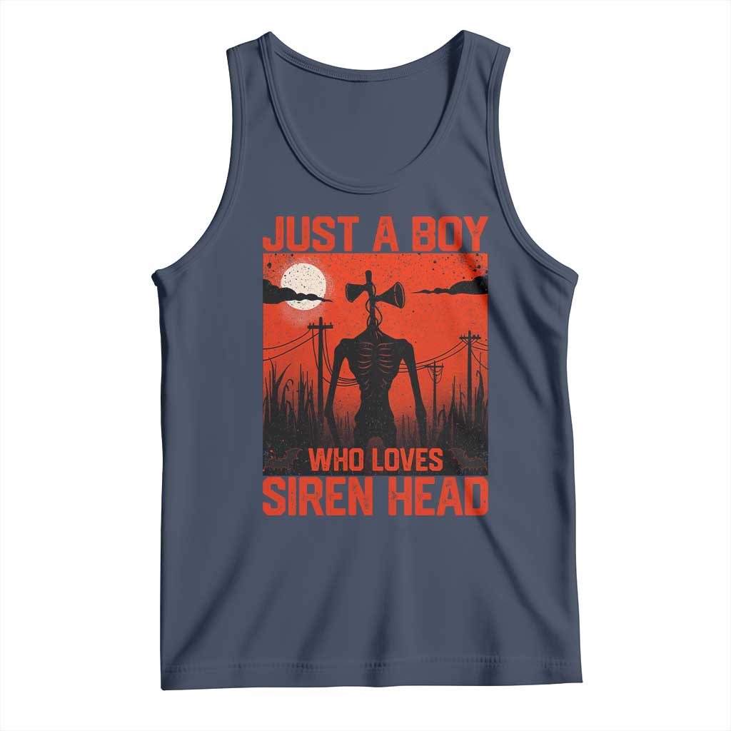 Siren Head Tank Top American Cryptid Lovers Boy - Wonder Print Shop