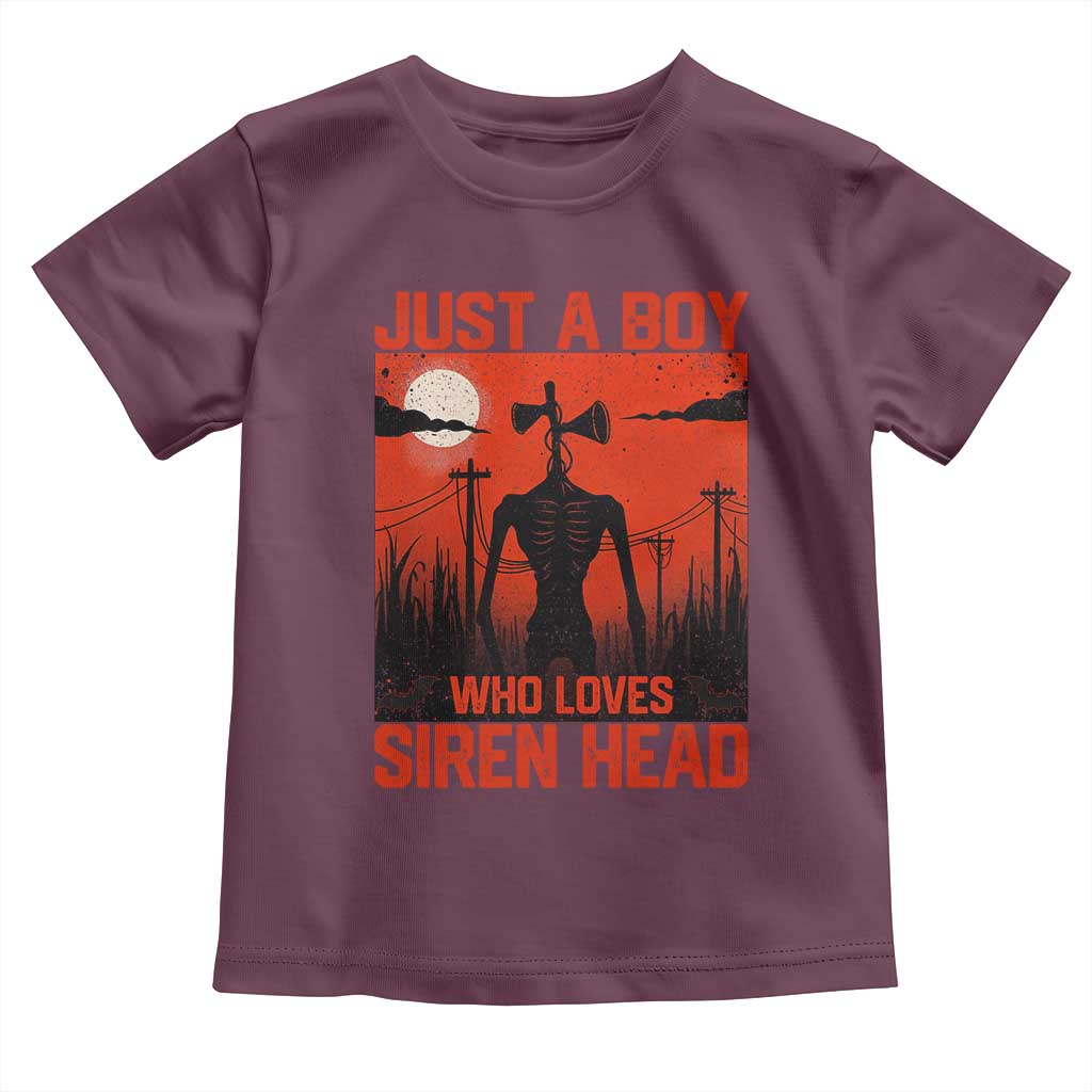 Siren Head Toddler T Shirt American Cryptid Lovers Boy - Wonder Print Shop
