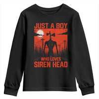 Siren Head Youth Sweatshirt American Cryptid Lovers Boy - Wonder Print Shop