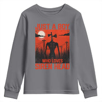 Siren Head Youth Sweatshirt American Cryptid Lovers Boy - Wonder Print Shop