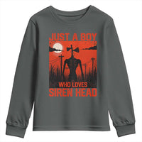 Siren Head Youth Sweatshirt American Cryptid Lovers Boy - Wonder Print Shop