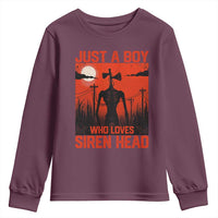 Siren Head Youth Sweatshirt American Cryptid Lovers Boy - Wonder Print Shop
