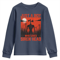 Siren Head Youth Sweatshirt American Cryptid Lovers Boy - Wonder Print Shop