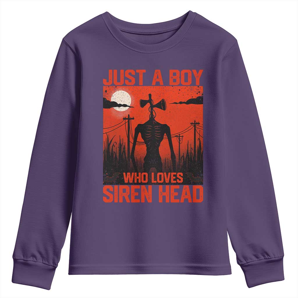 Siren Head Youth Sweatshirt American Cryptid Lovers Boy - Wonder Print Shop