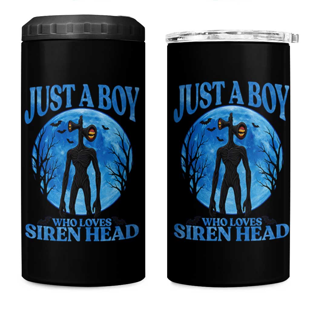 Siren Head 4 in 1 Can Cooler Tumbler Supernatural American Cryptid Boys - Wonder Print Shop
